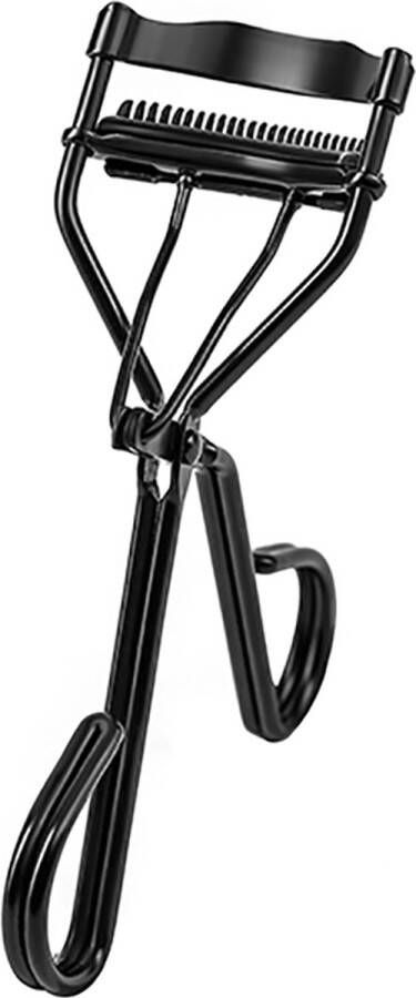 INTER-ESQUE Wimperkruller Eyelash Curler + 3x Gratis Extra Siliconen Pad & 3x Extra Kam Zwart