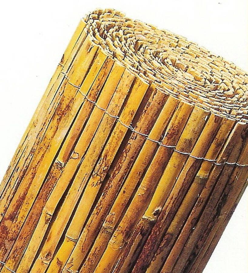 Intergard Bamboematten balkonscherm tuinscherm gespleten 1x5m