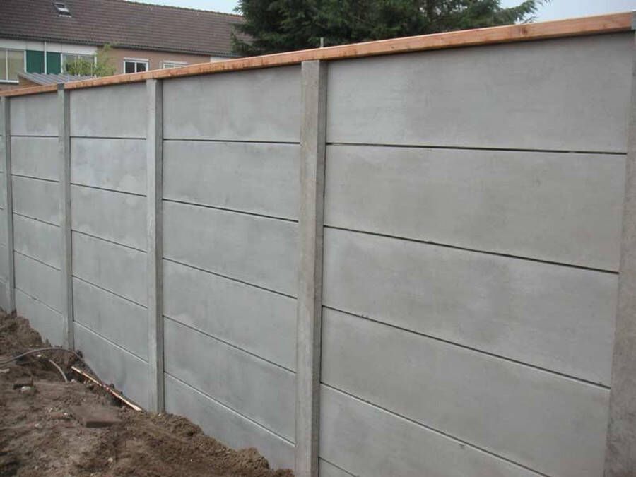Intergard Beton schutting basic grijs enkelzijdig 200x231cm