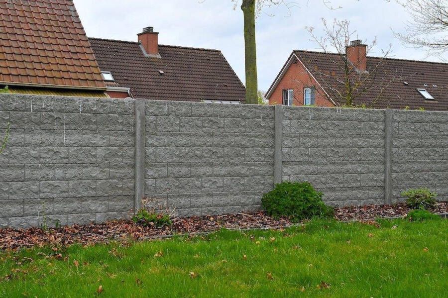 Intergard Beton schutting Rockstone dubbelzijdig 200x231cm