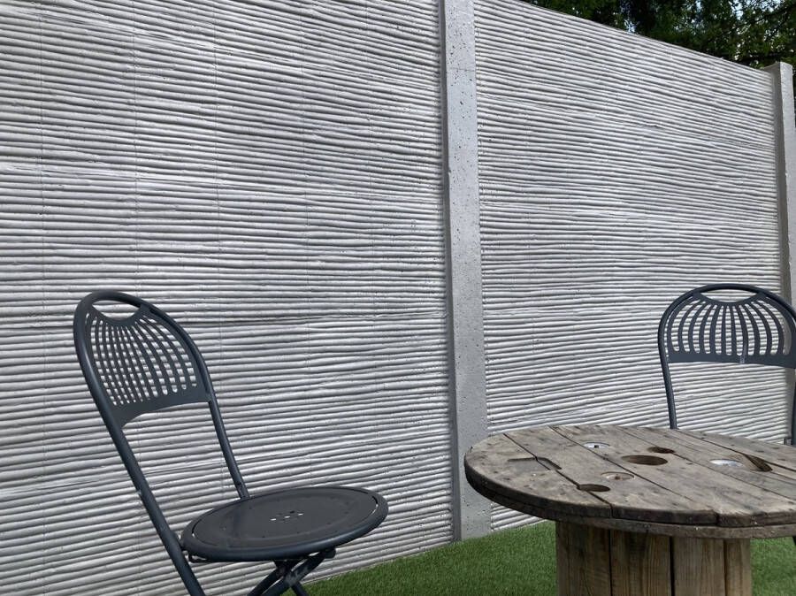 Intergard Betonschutting Bamboostone Dubbelzijdig 200x200cm