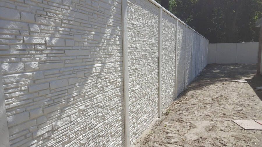 Intergard Betonschutting Rusticastone Dubbelzijdig 200x200cm