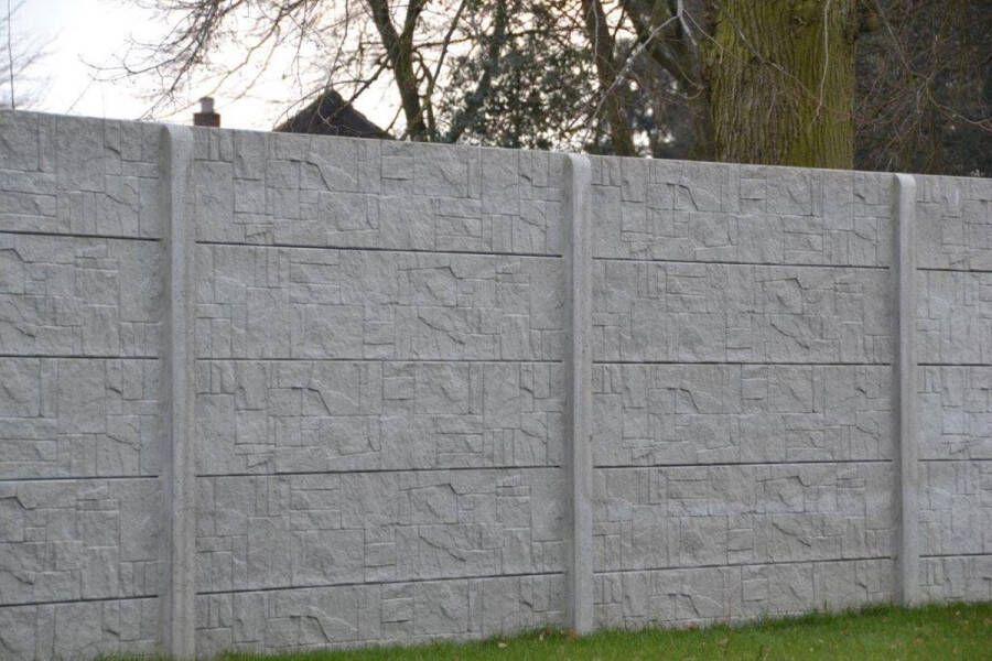 Intergard Betonschutting Stepstone dubbelzijdig 200x193cm