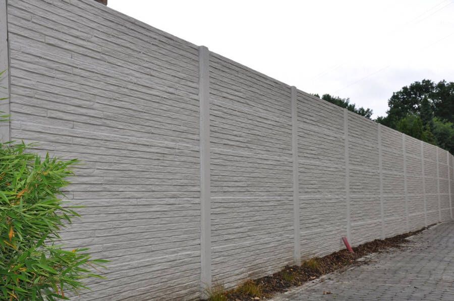 Intergard Betonschutting Tilestone Enkelzijdig 200x200cm