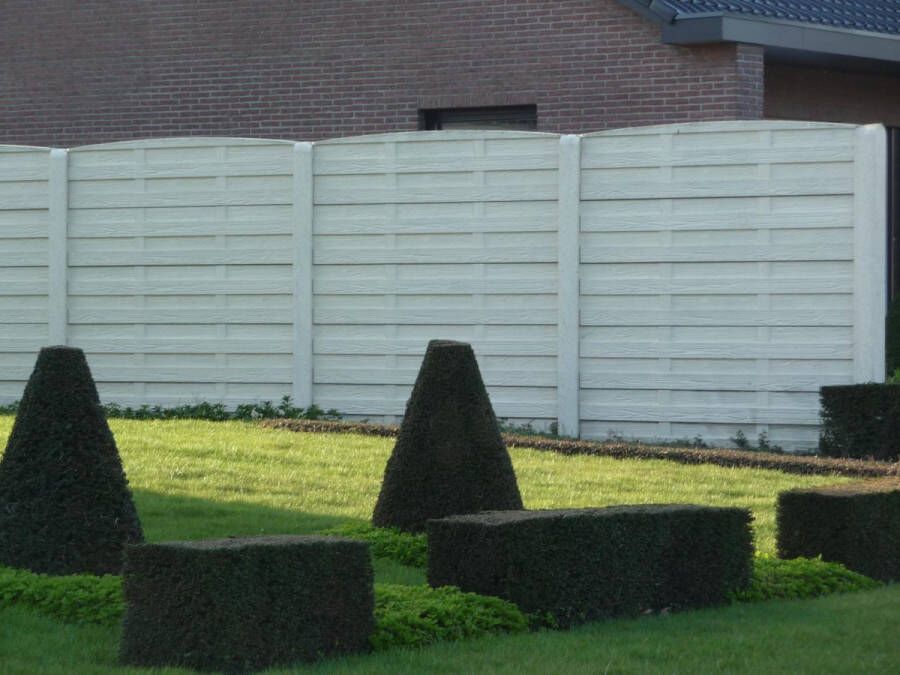 Intergard Betonschutting Woodstone enkelzijdig 200x231cm