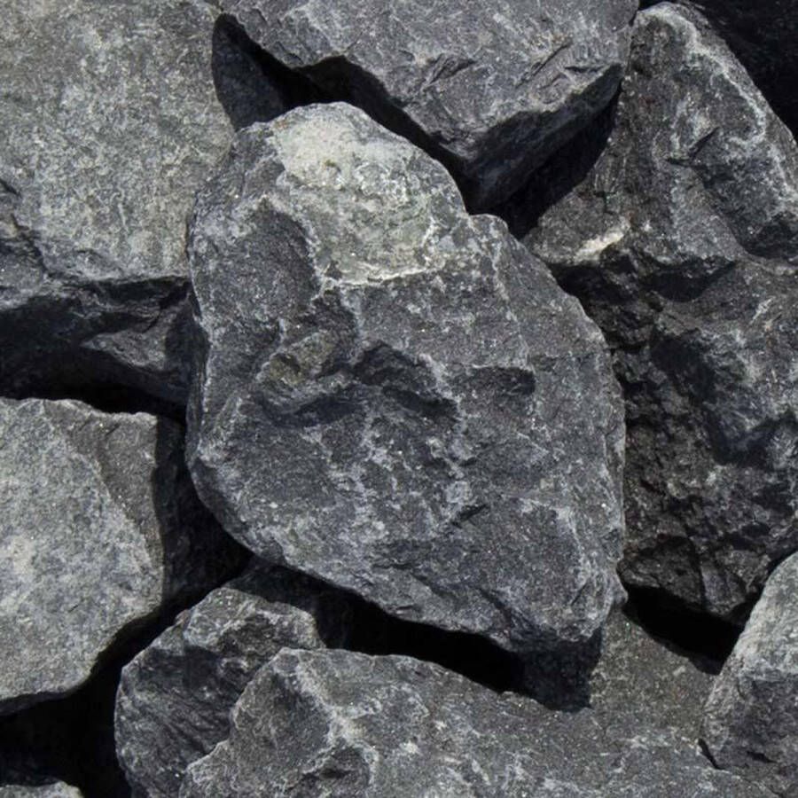 Intergard Breukstenen siersplit zwarte Basalt 1000kg