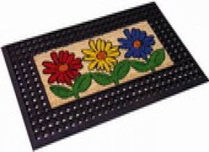Intergard Deurmat Bloem rubber 40x60cm