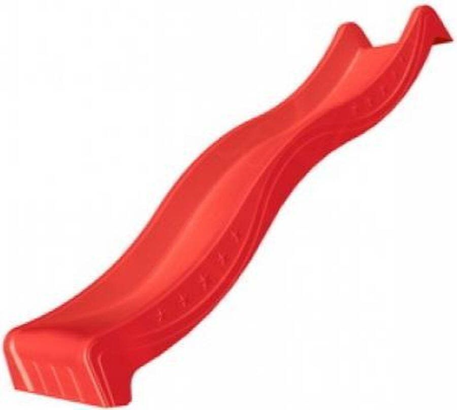 Intergard Glijbaan tuin rood 265cm voor houten speeltoestellen