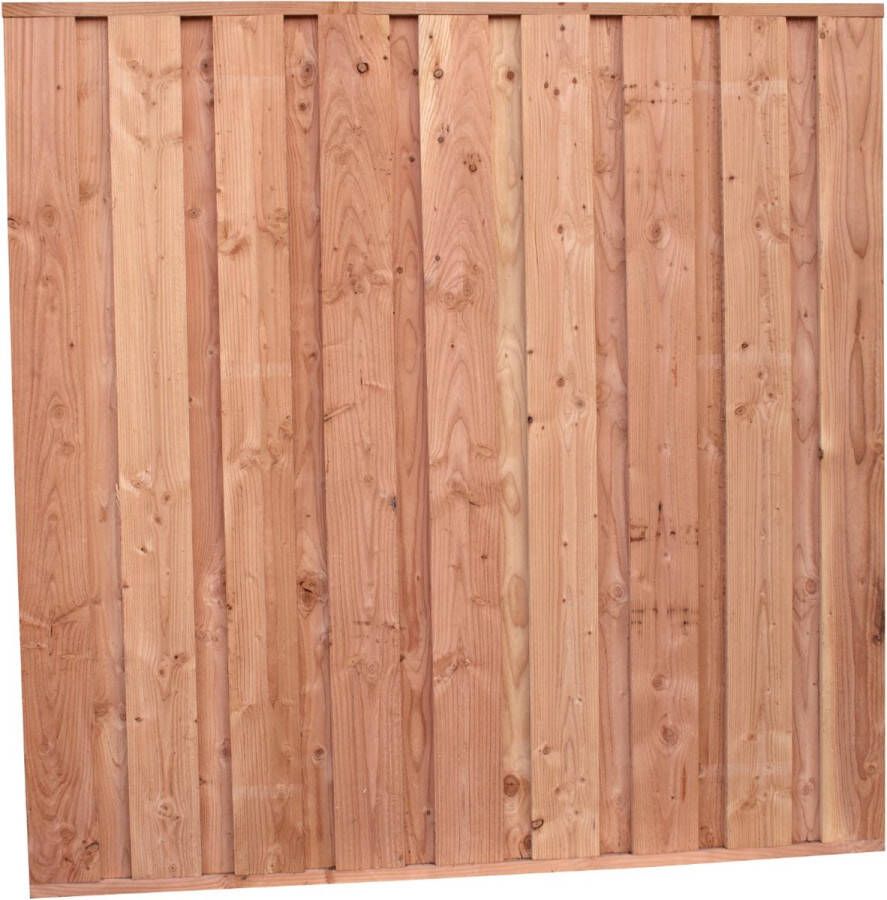 Intergard Houten Schutting Douglas 180x180cm 17 Planks Dicht 19x145mm