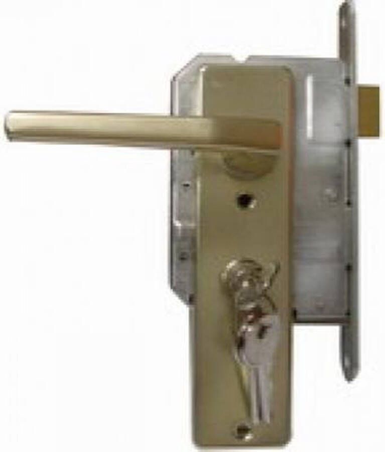 Intergard Insteekslot deurslot poortslot met profielcilinder voor oa. poortframe of tuinpoort