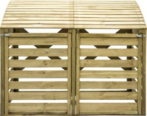 Intergard Klikoberging kliko ombouw klikokast containerberging dubbel 156x122x92cm