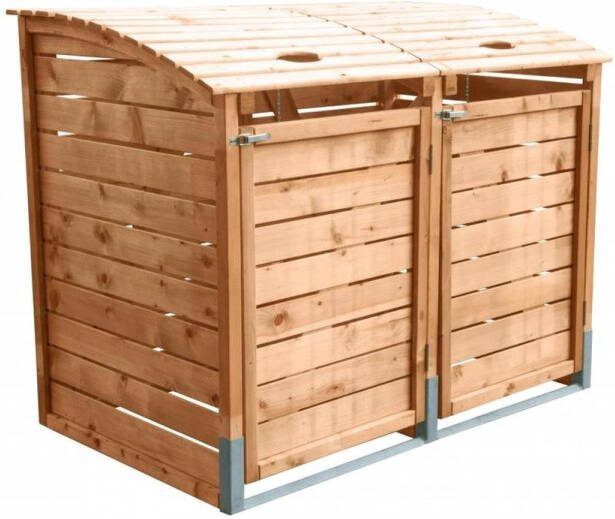 Intergard Klikoberging Kliko Ombouw Klikokast Containerberging Dubbel Dichte Achterkant 155x122x90cm