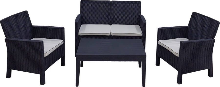 Intergard Kunststof loungeset Lova (incl. kussens)
