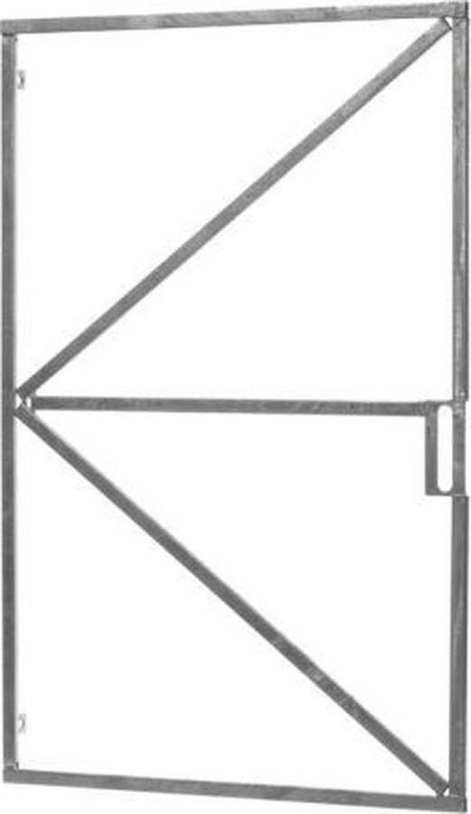 Intergard Poortframe Tuinpoort Verstelbaar Met Slotkast 100x155cm