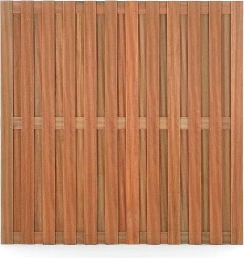 Intergard Schutting hardhout tuinscherm recht 180x180cm