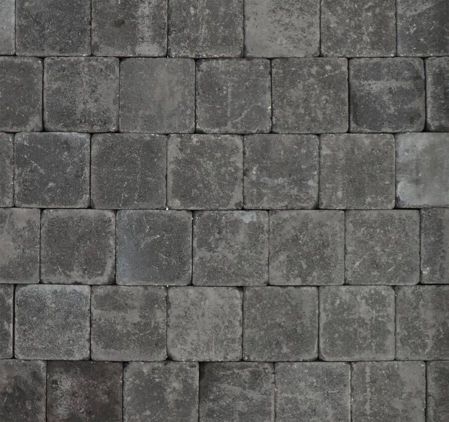 Intergard Trommelstenen of koppelstones antraciet 10x10cm (m2)