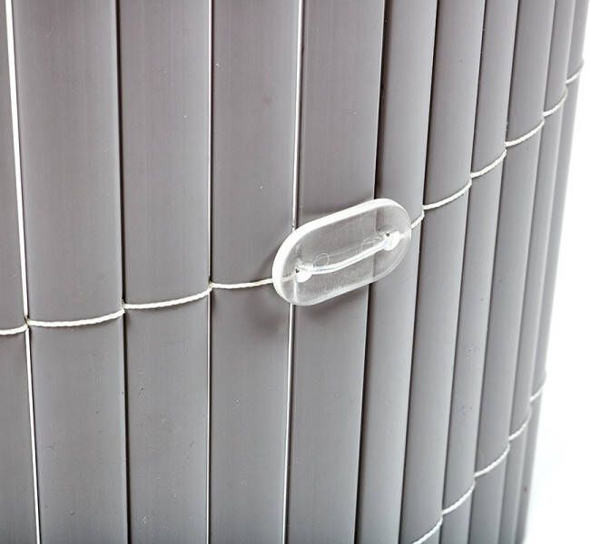 Intergard Tuinscherm PVC tuinafscheiding balkonscherm grijs 1x5m