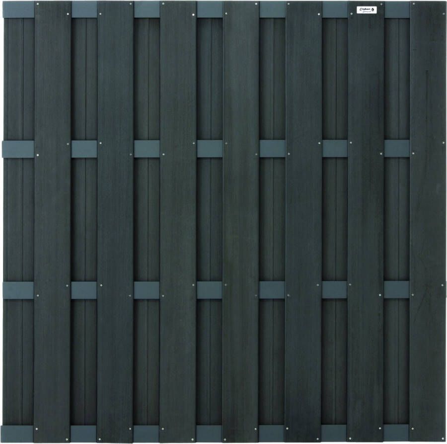 Intergard Tuinscherm Schutting Composiet Antraciet 180x180cm