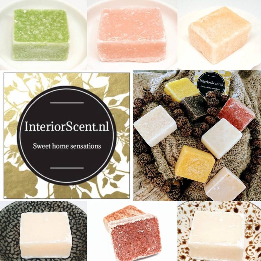 Interior Scent Set met 13 verschillende Marokkaanse amberblokjes proefpakket geurblokjes mooi als cadeaupakket