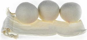 Interior Scent CleanBee Drogerballen 3 stuks in Katoen Zakje Droogt tot 30% sneller Wasverzachter Droger ballen Dryer balls Ecologisch 100% wol