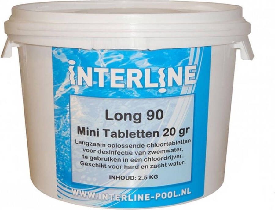 Interline Zwembad chloortabletten 20 grams 2 5kg