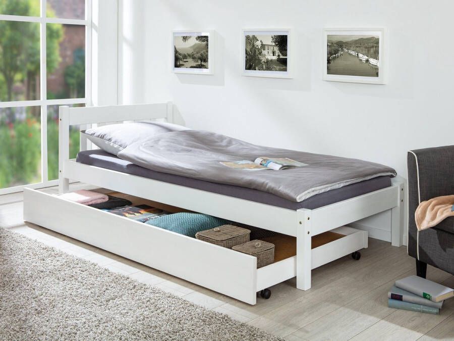 Interlink SAS Bedlade 200cm voor bedden Interlink wit