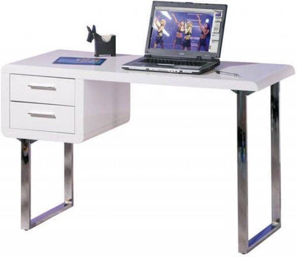 Leen Bakker Bureau Claude wit 76x120x55 cm