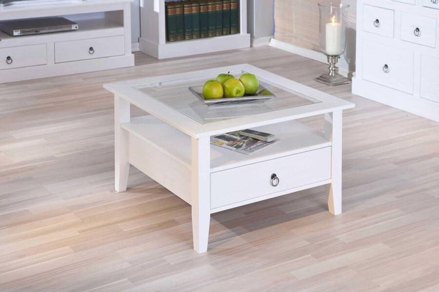 Interlink SAS Interlink Salontafel Wit 75x75x45 cm
