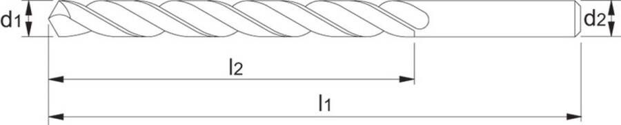 International Tools I.T. ECO PRO HSS spiraalboor d1:Ø 11 l2: 94 l1: 142 d2: Ø 11