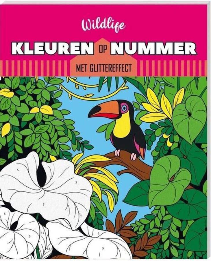 Interstat Kleuren op nummer Kleurboek Wildlife