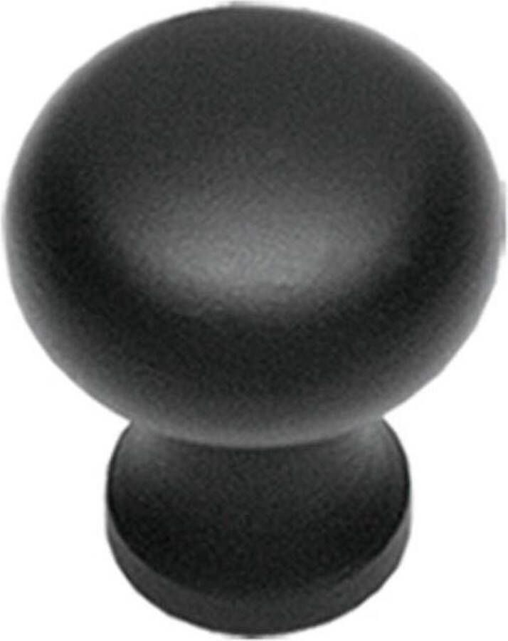 Intersteel Meubelknop ø 35 mm smeedijzer zwart