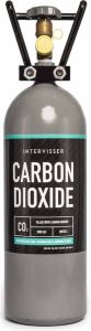 Intervisser Carbon Dioxide koolzuur en cilinder 2 kg CO2 koolstofdioxide koolzuurcilinder voor aquarium bruisend water bier tappen Sodastream Quooker