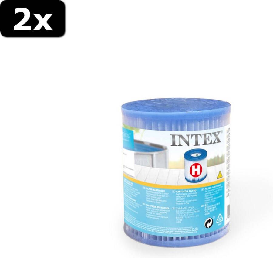 Intex 2x Filter Cartridge H navulling