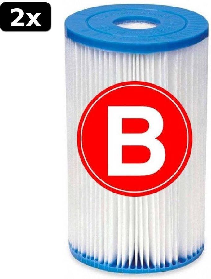 Intex 2x Zwembad onderhoud Waterfilter oor Type B of IV Zwembadfilter Groot Zwembad Filter