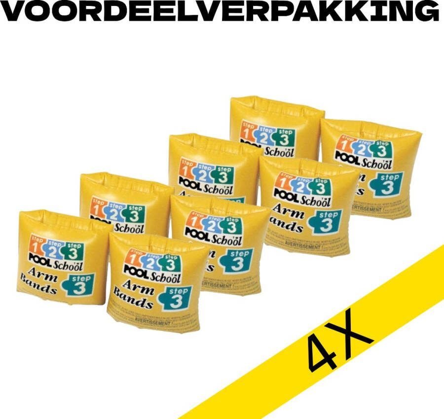Intex 4x Pool School zwembandjes 3-6jaar VOORDEELVERPAKKING