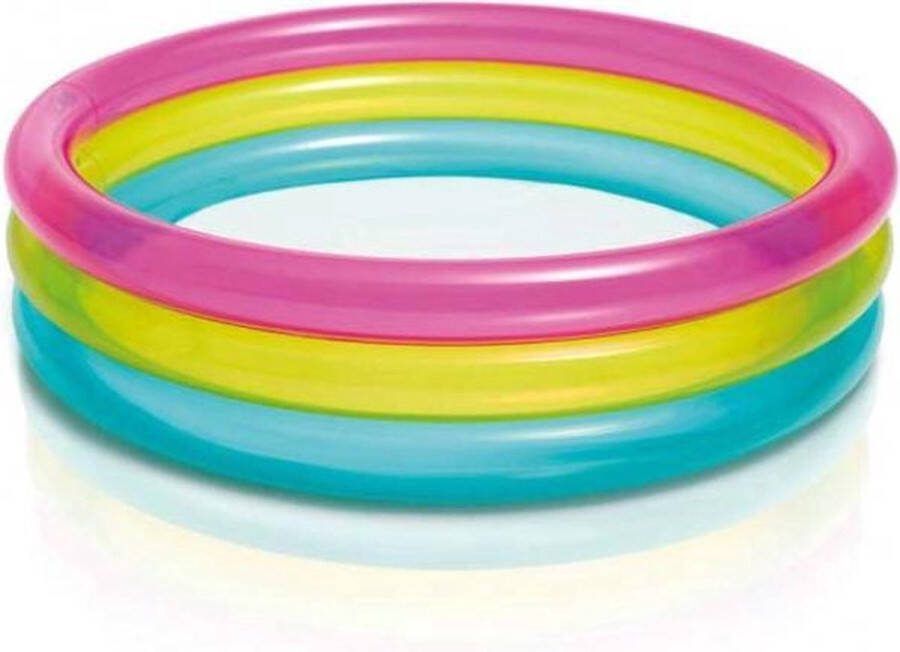 Intex 57104NP Wet Set Collection Regenboog Baby Opblaaszwembad 86x25 cm