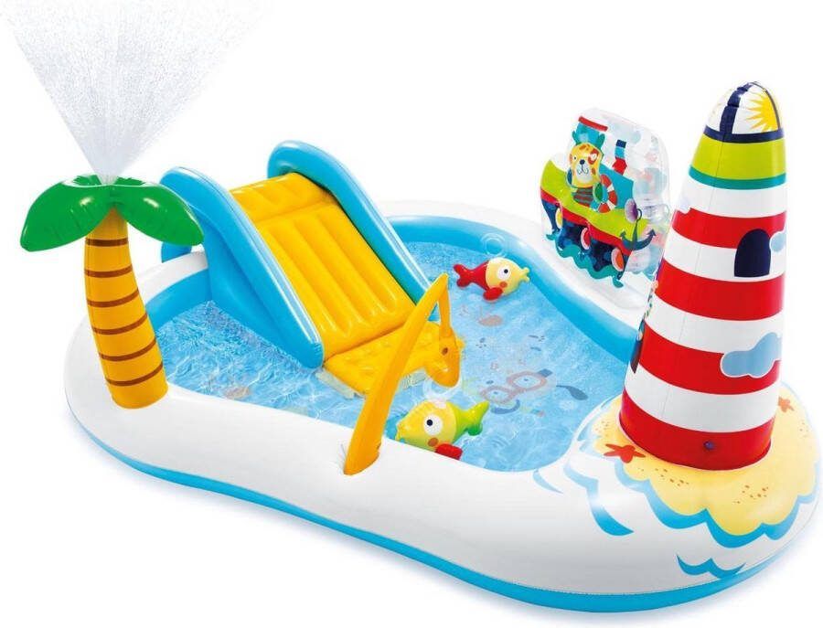 Intex 57162NP Zeeparadijs Bad met Accessoires 218x188x99 cm
