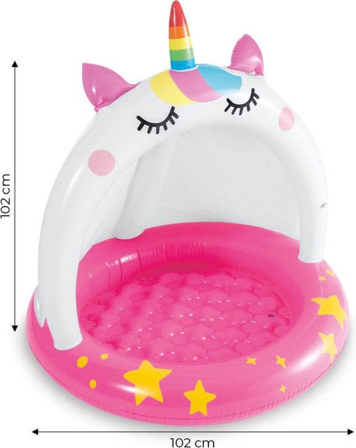 Intex 58438NP Wet Set Collection Caticorn Babyzwembad 102x102 cm