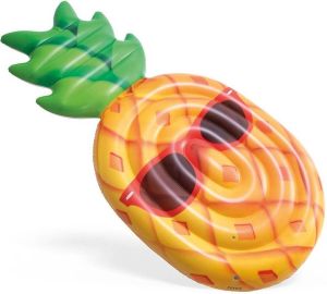 Intex Luchtbed Ananas 226 X 119 Cm Vinyl Oranje groen