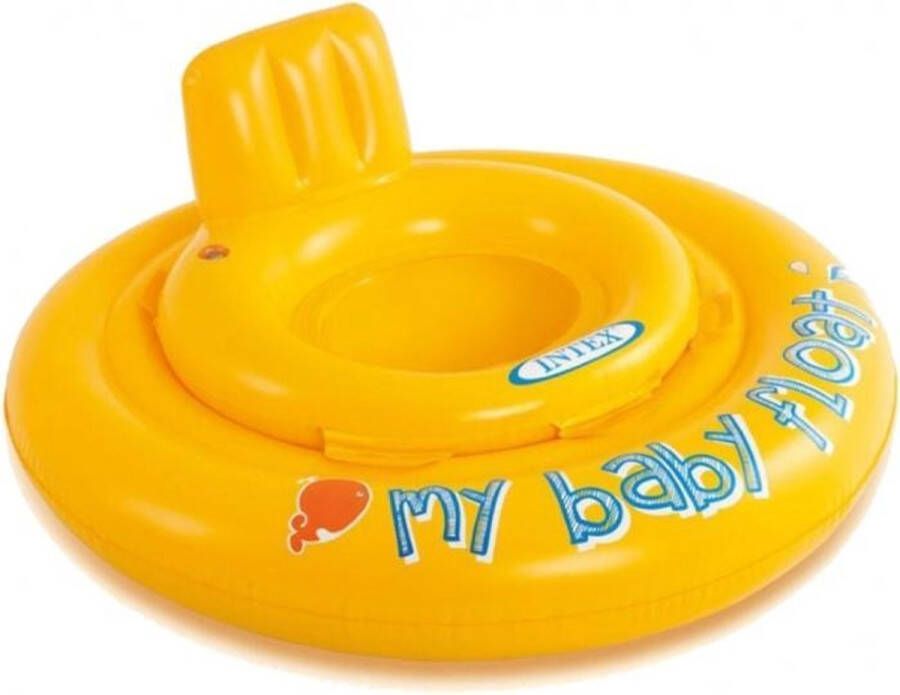 Intex baby zwemzitje geel 70 cm voor baby's tot 11 kg