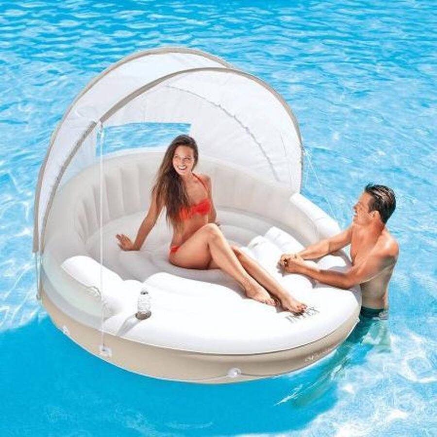 Intex Boot Canopy Island opblaasbare sofa drijvende eilandje