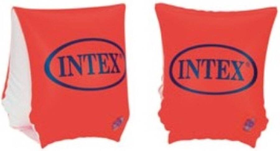 Intex Zwemvleugeltjes Deluxe Armbands Oranje 18 T m 30 Kg