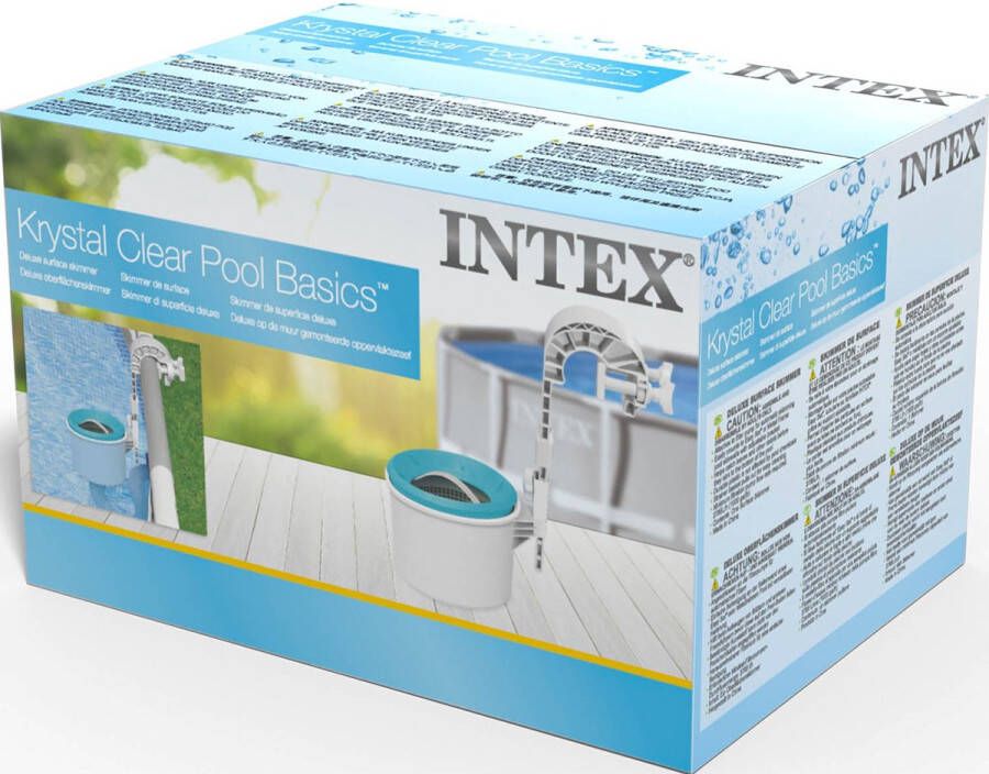 Intex zwembad onderhoud Oppervlakte skimmer deluxe + wandbevestiging 28000