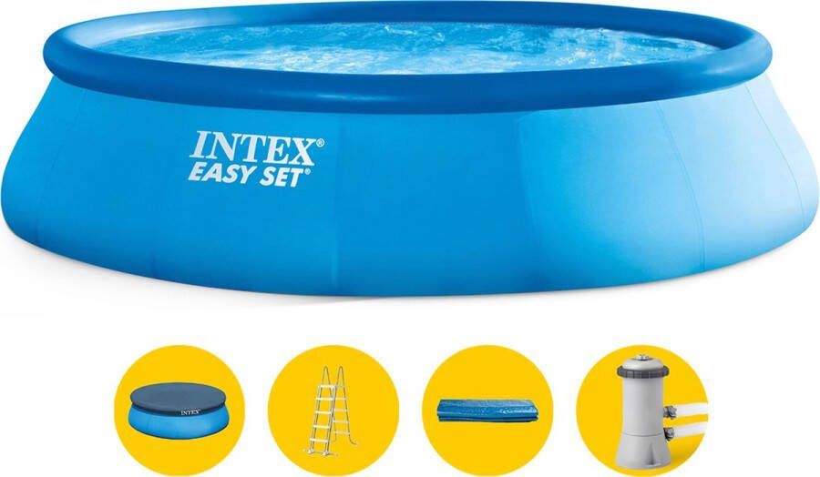 Intex Easy Set Pool 457 x 107 cm met filterpomp en accessoires
