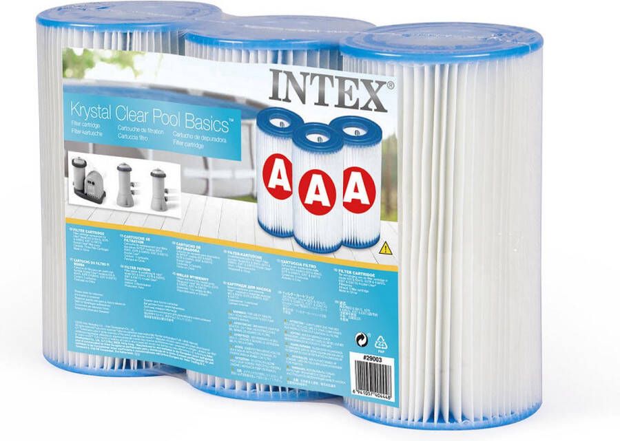 Intex Filter Cartridge A navulling 3 stuks