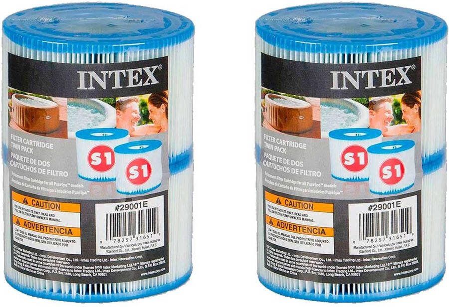Intex filter cartridge S1 2 x 2 stuks