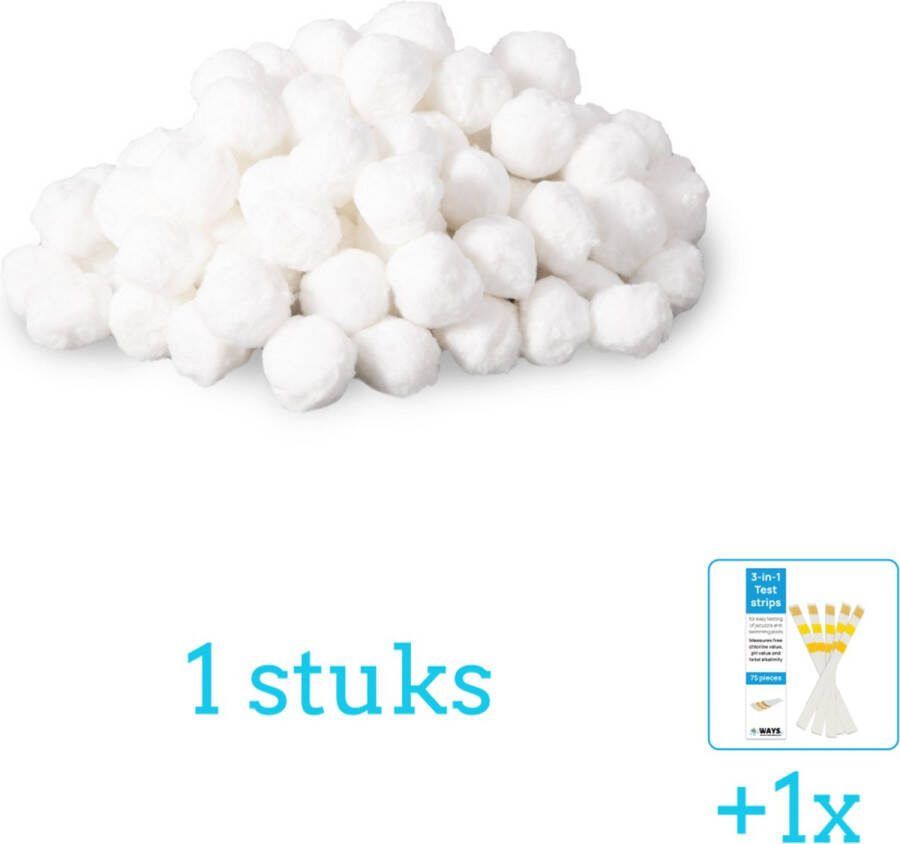 Intex Filterbollen Geschikt voor zandfilterpomp 29045 1 stuks Voordeelverpakking Inclusief WAYS Testrips (1 stuks)