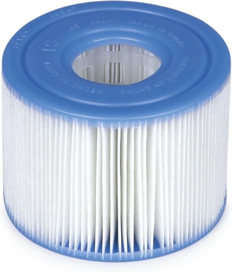 Intex Filter Cartridge S1 voor Opblaas Spa Jacuzzi (per 2 verpakt) 20 stuks Voordeelverpakking Inclusief WAYS Testrips (1 stuks) Geschikt voor Spa