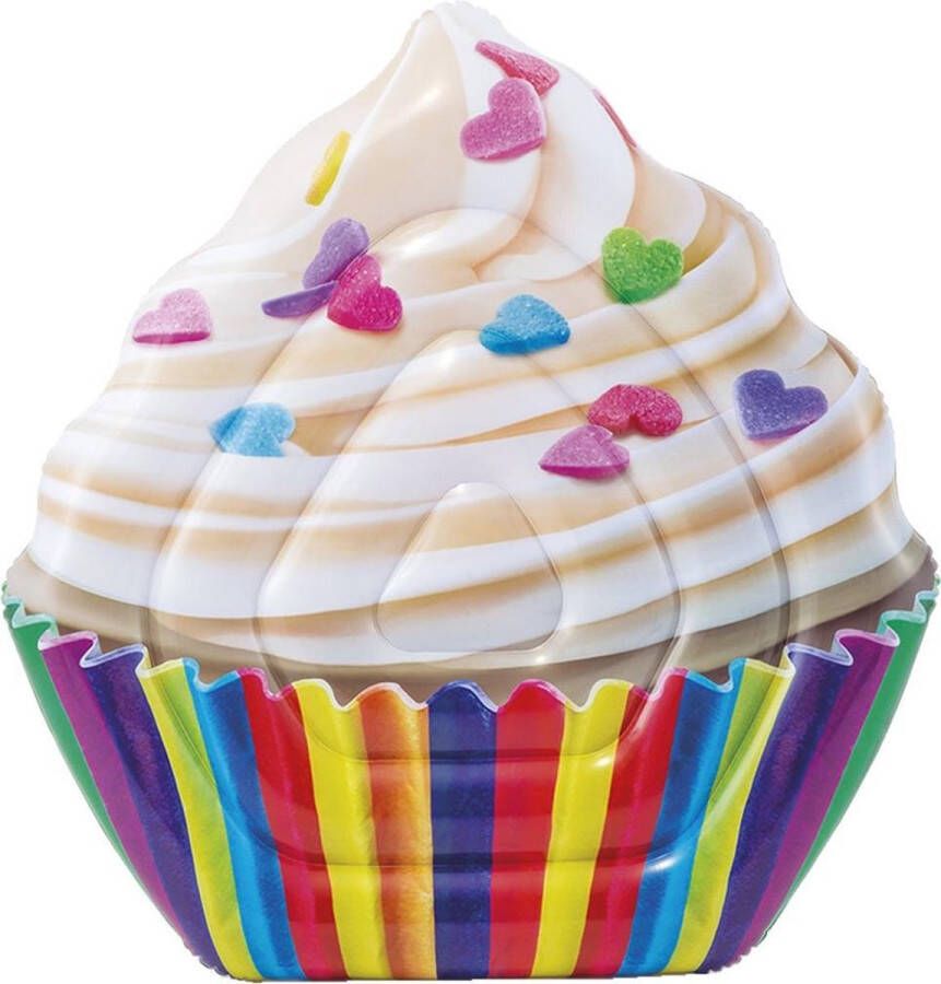 Intex Vanilla Cupcake Mat zwembad accessoires multicolor