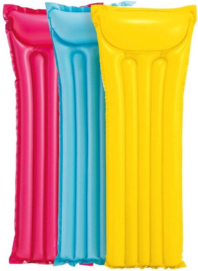 Intex Luchtbed 3 X Luchtbed Waterspeelgoed Luchtbed Opblaasbaar Luchtmatras Luchtbed Zwembad Opblaasbaar